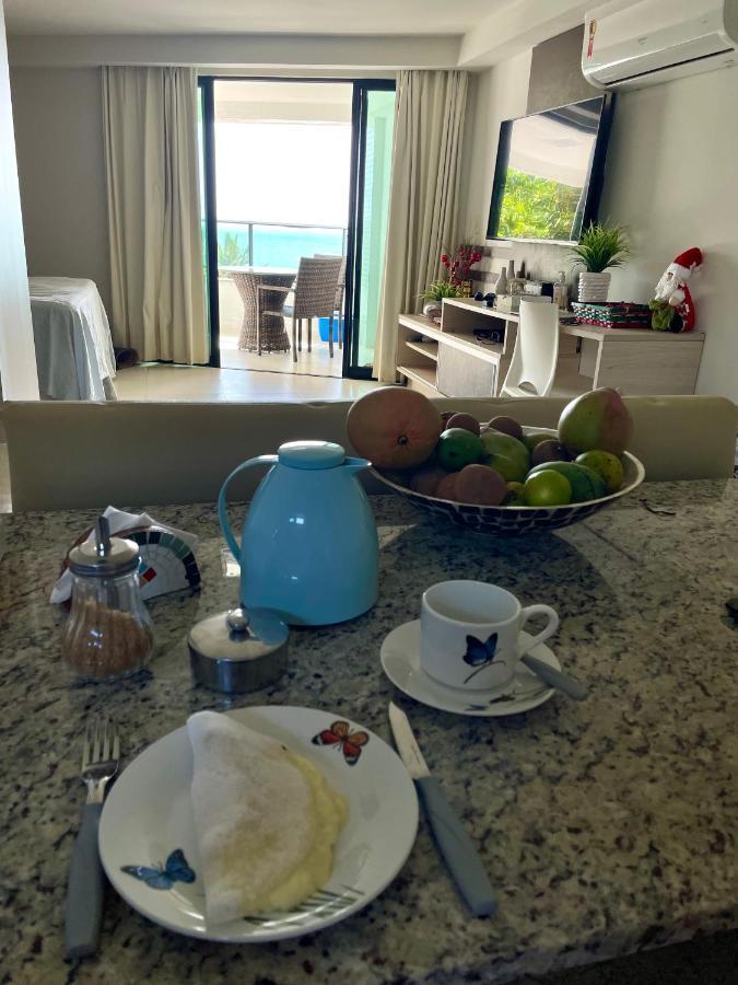 Tabatinga Residence Flat Pe Na Areia II Conde  Buitenkant foto