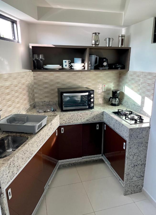 Tabatinga Residence Flat Pe Na Areia II Conde  Buitenkant foto