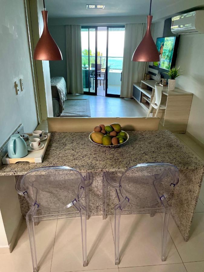 Tabatinga Residence Flat Pe Na Areia II Conde  Buitenkant foto